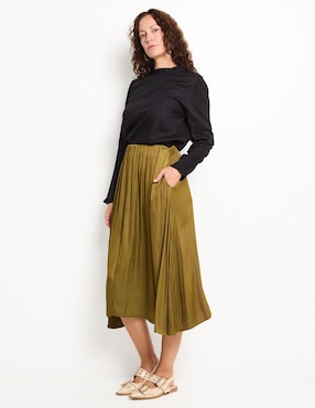 Blusa Lieb Basics manga larga para mujer