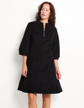 Vestido 3/4 casual Lieb Basics para mujer