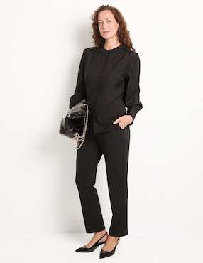 Blusa Lieb Basics manga larga para mujer