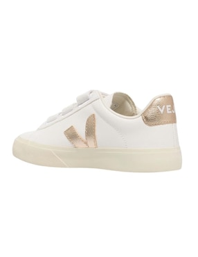 Tenis Veja Crhome Free Gold para mujer