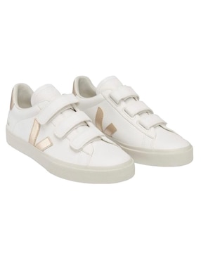 Tenis Veja Crhome Free Gold para mujer