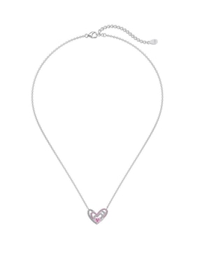 Collar de corazón Yoiko Aime de plata P 925