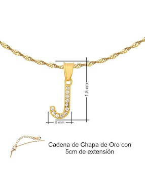 Collar de letras Horoz 18 K