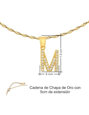 Collar de letras Horoz 18 K