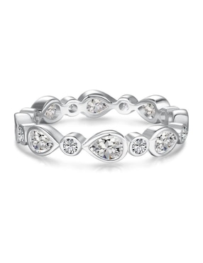 Anillo Yoiko Kaori P 925 de plata zirconia