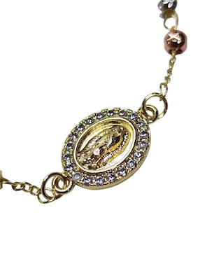 Pulsera Limerence By Claudia Herrera de oro laminado 14 K Virgen con acabado brillante