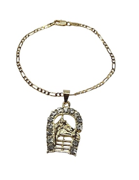 Pulsera Limerence By Claudia Herrera de oro laminado 14 K Equino con acabado brillante