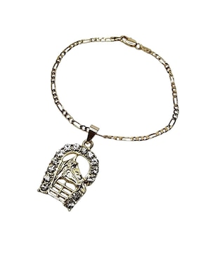 Pulsera Limerence By Claudia Herrera de oro laminado 14 K Equino con acabado brillante
