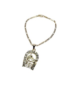 Pulsera Limerence By Claudia Herrera de oro laminado 14 K Equino con acabado brillante