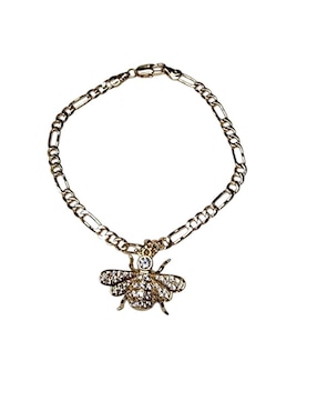 Pulsera Limerence By Claudia Herrera de oro laminado 14 K Insectos con acabado brillante