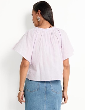 Blusa Old Navy manga corta para mujer