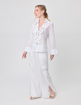Pantalón cargo Linea Pura regular para mujer