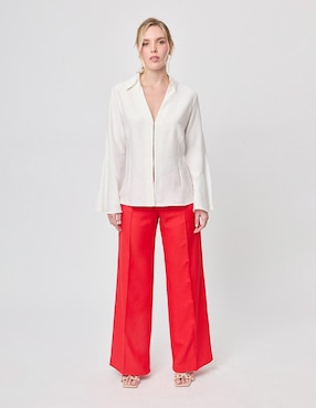 Blusa Linea Pura manga larga para mujer