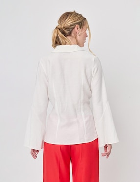 Blusa Linea Pura manga larga para mujer
