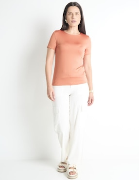 Blusa Lieb manga corta para mujer