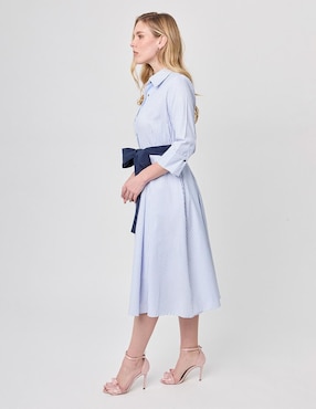 Vestido midi forma Linea Pura Paixao para mujer