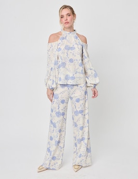 Blusa Linea Pura manga larga para mujer