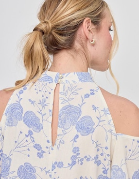 Blusa Linea Pura manga larga para mujer