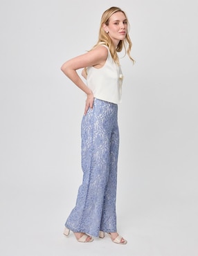 Pantalón carpenter Linea Pura straight para mujer