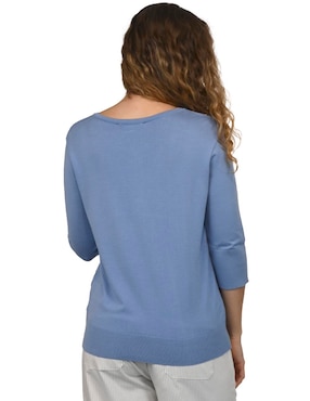 Suéter Ferrioni cuello redondo para mujer