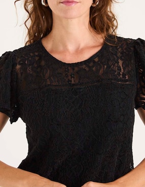 Blusa Liz Claiborne manga corta para mujer