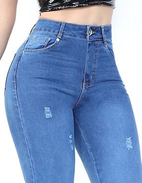 Jeans relaxed boot Jeans Lula para mujer