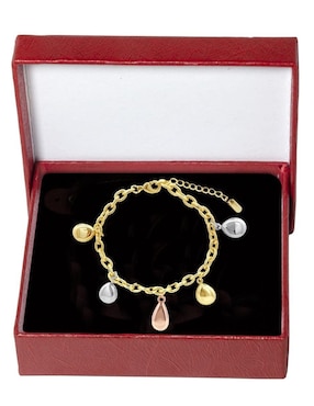 Pulsera Horoz 18 K con acabado chapa de oro
