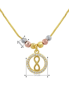 Collar de infinito Horoz 18 K