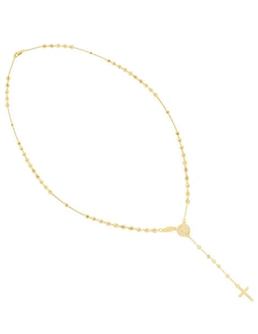 Collar virgen de guadalupe de cruz Horoz 18 K