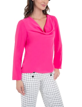 Blusa Atelier Petite manga larga para mujer