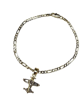 Pulsera Limerence By Claudia Herrera de oro laminado 14 K Avión con acabado brillante