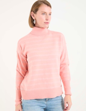 Suéter Ferrioni cuello tortuga para mujer