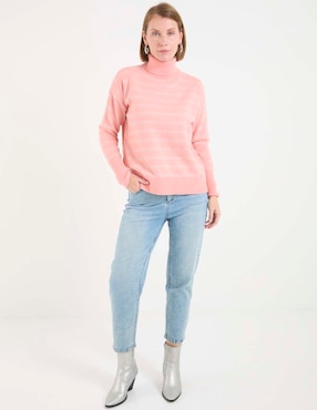 Suéter Ferrioni cuello tortuga para mujer