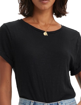 Playera manga corta Levi's cuello redondo para mujer