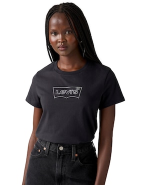 Playera manga corta Levi's cuello redondo para mujer