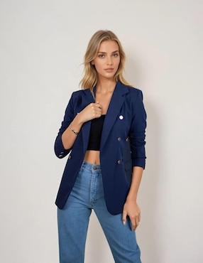 Blazer casual Pecana