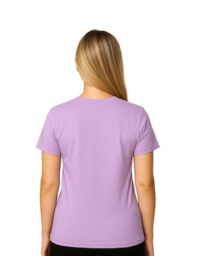 Playera manga corta Bob Esponja cuello redondo para mujer