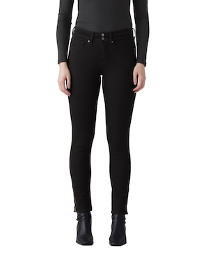 Jeans skinny Levi's 311 Shp Zip Hem Soft Black para mujer