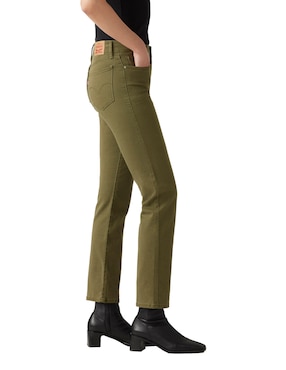 Jeans straight Levi's 314 Shaping Ivy Green Twill para mujer