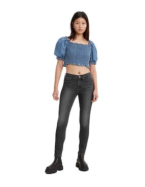 Jeans skinny Levi's 311 Shaping Bloom Black para mujer