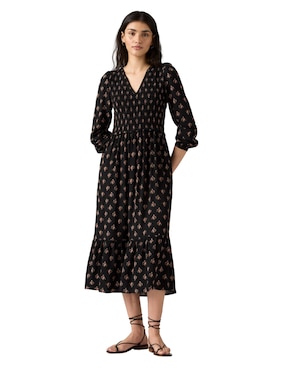 Vestido midi casual Levi's para mujer