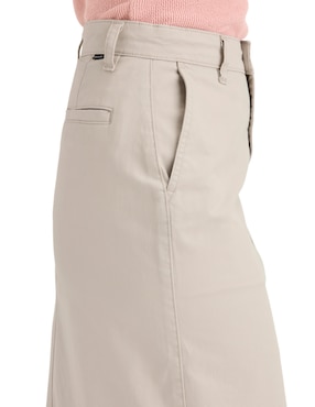 Falda midi Dockers a la cintura