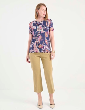 Pantalón capri Dockers straight para mujer