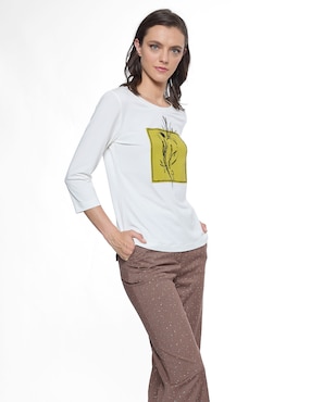 Blusa Foley's manga larga para mujer