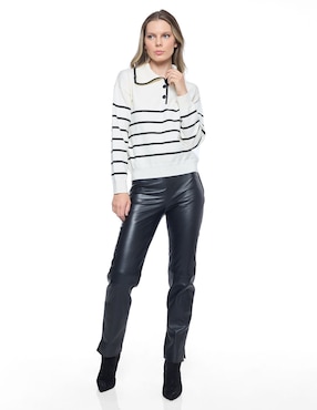 Suéter Foley's cuello camisero para mujer