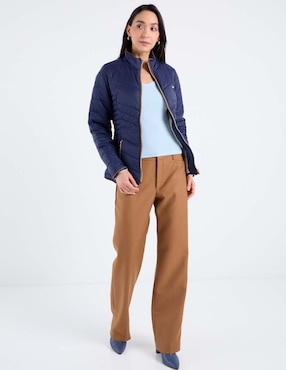Playera manga al codo Dockers cuello redondo para mujer