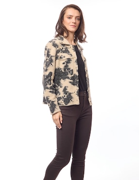 Blusa camisera Foley's manga larga para mujer