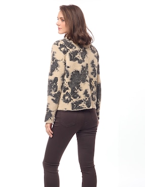 Blusa camisera Foley's manga larga para mujer