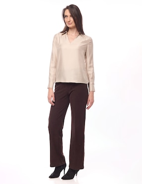 Blusa Foley's manga larga para mujer
