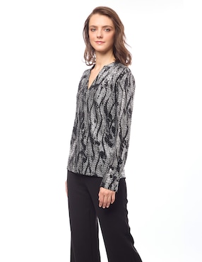Blusa Foley's manga larga para mujer